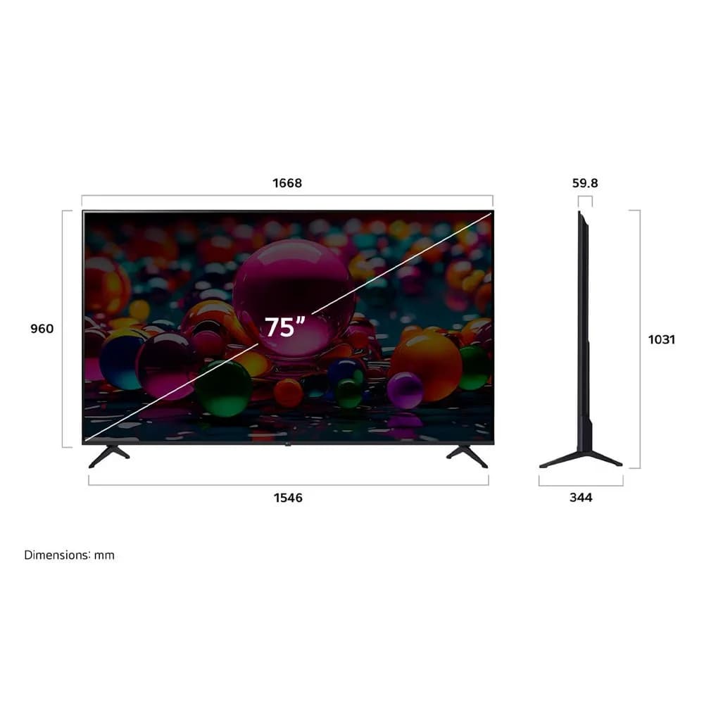 Televisor LG 75" UHD AI UA75 — imagen 4