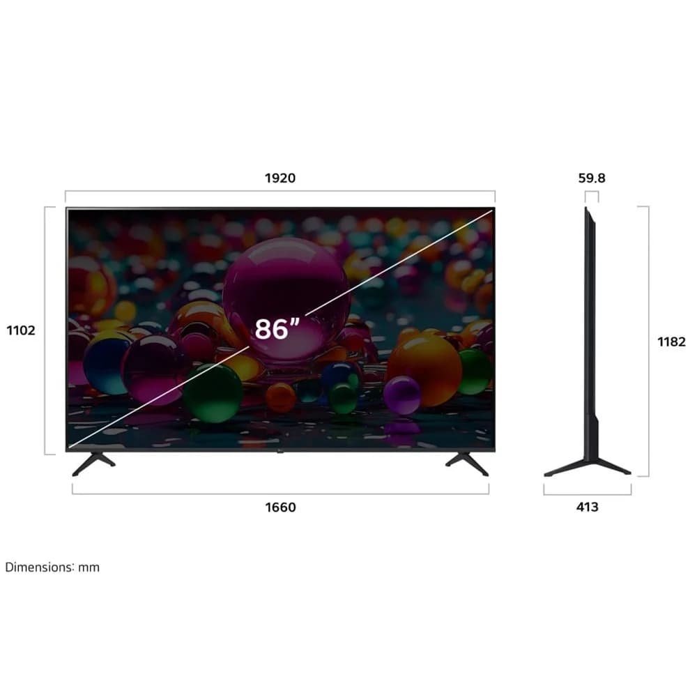 Televisor LG LED 86" — imagen 4