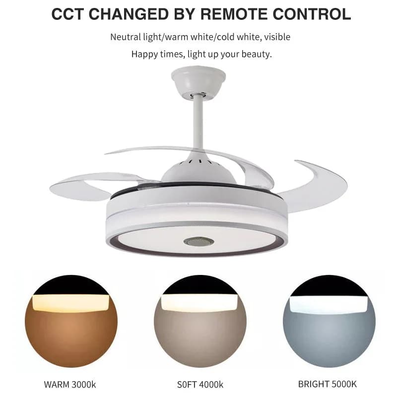 Abanico de Techo 35W 50cm Blanco — imagen 6