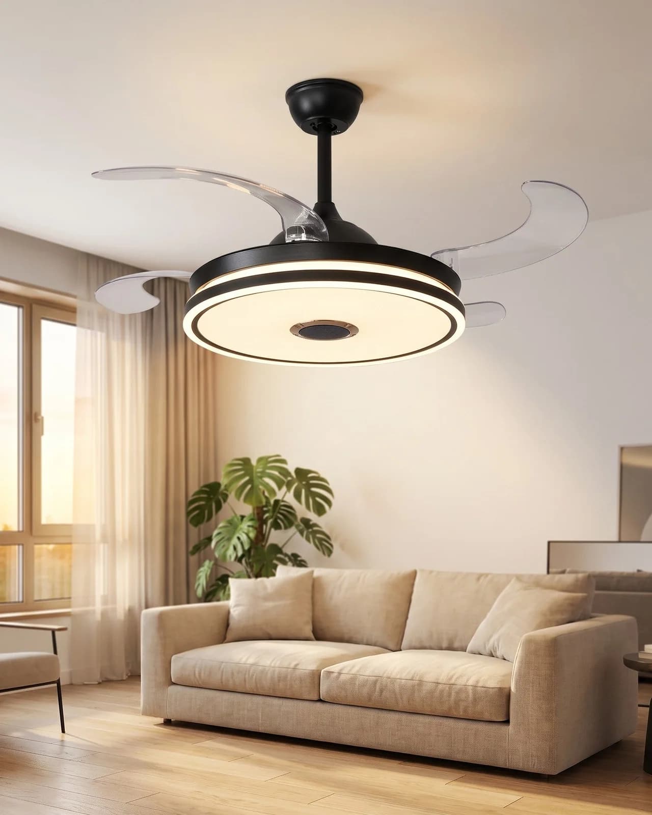 Abanico de Techo Retráctil 35W 122cm — imagen 2