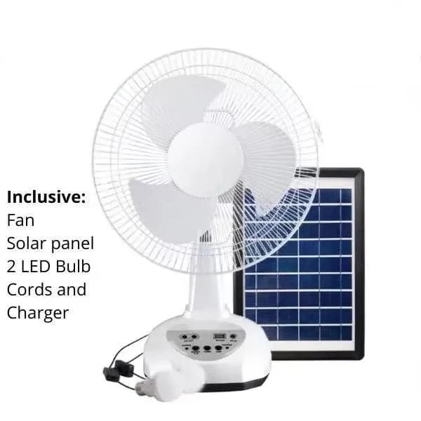 Abanico Solar Recargable — imagen 3