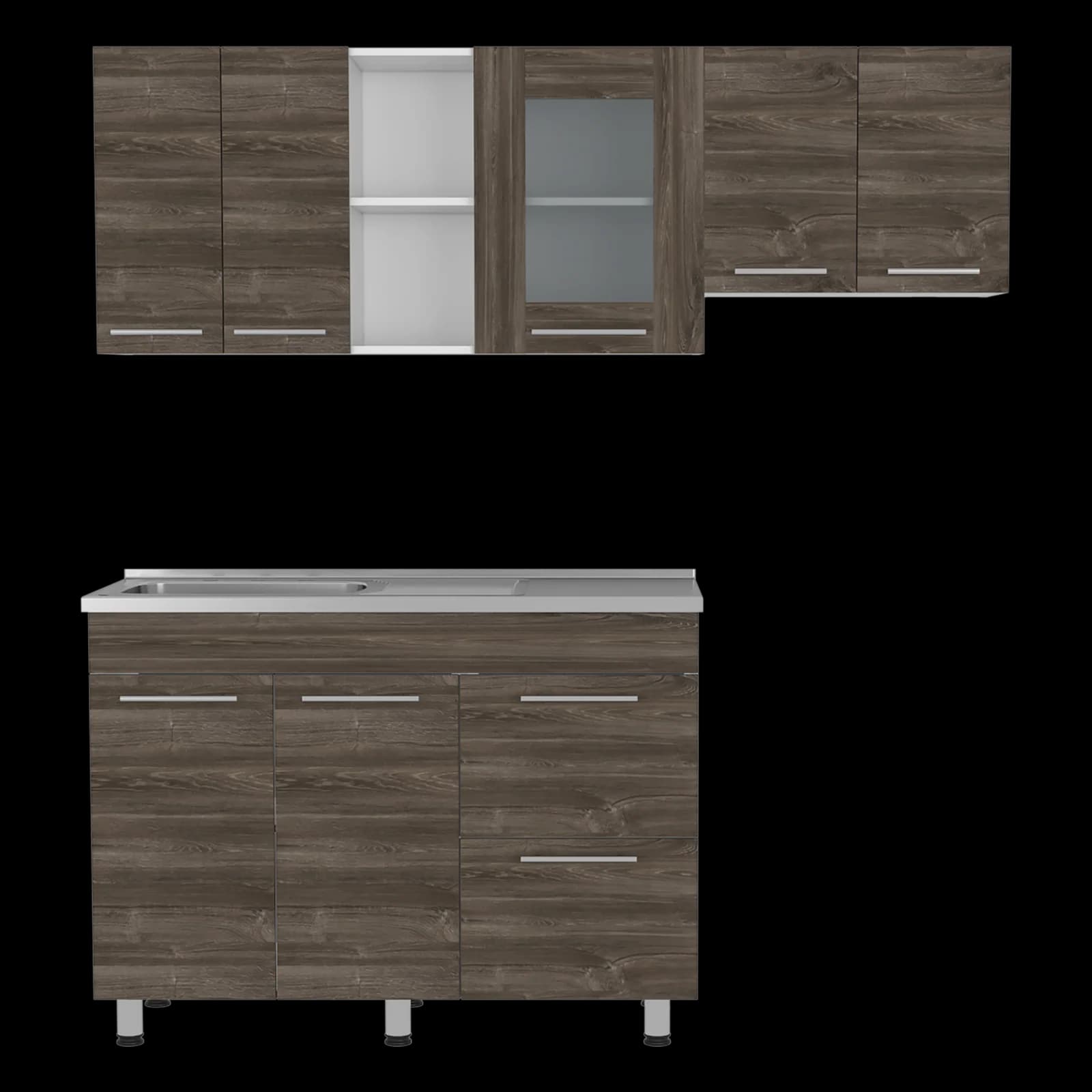 Cocina 120 Kira (M.izq) (3C) Blanco Mqz