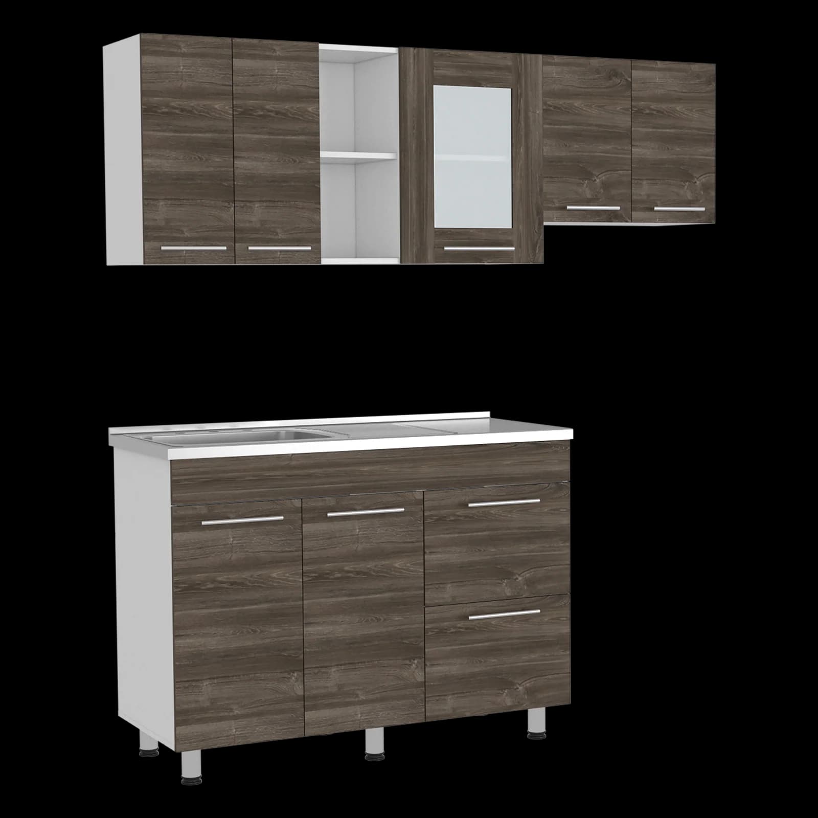 Cocina 120 Kira (M.izq) (3C) Blanco Mqz — imagen 2