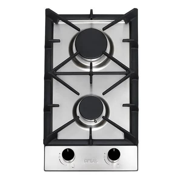 Estufa a Gas Acero Inoxidable 30 cm 2 Quemadores