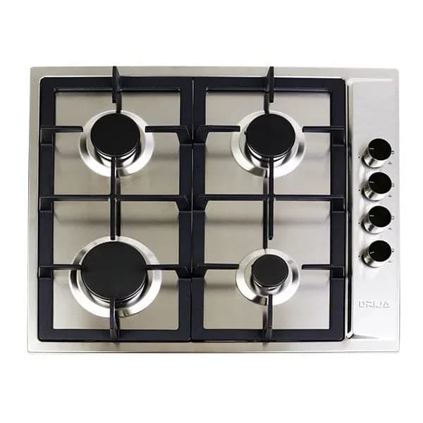 Estufa a Gas Acero Inoxidable 60 cm 4 Quemadores