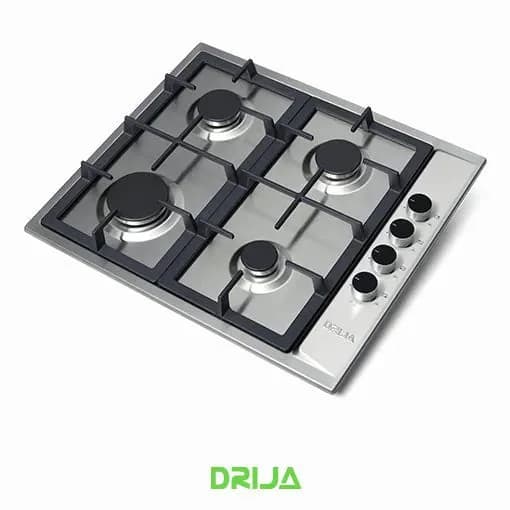 Estufa a Gas Acero Inoxidable 60 cm 4 Quemadores — imagen 2