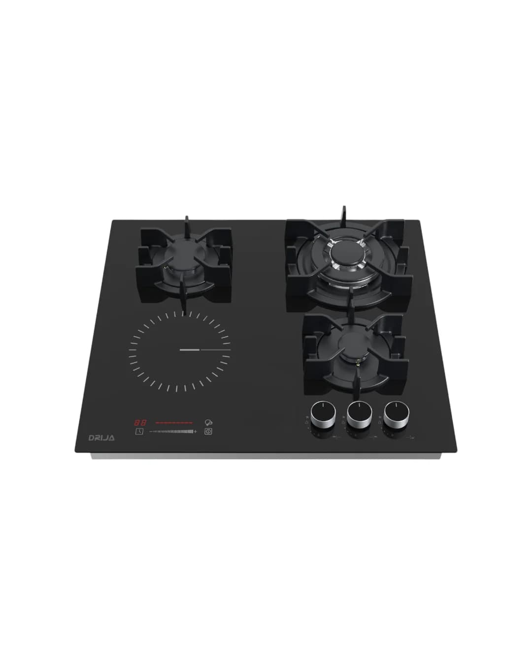 Estufa Empotrable Dual Gas y Eléctrica 60 cm