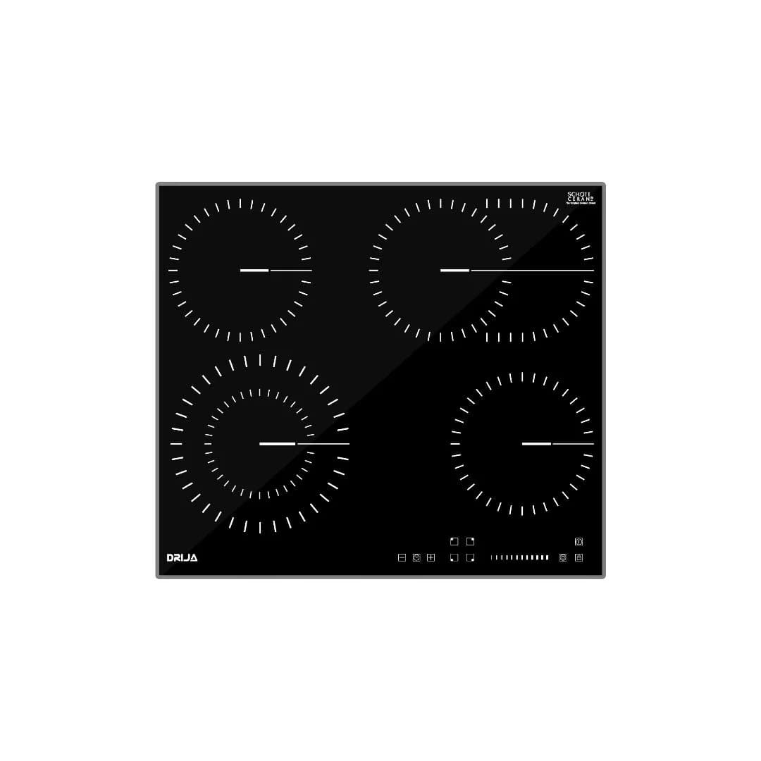Estufa Eléctrica Vitrocerámica 60 cm 4 Zonas