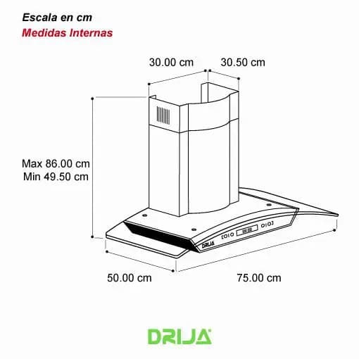 Extractor de Grasa de Pared 76 cm — imagen 3