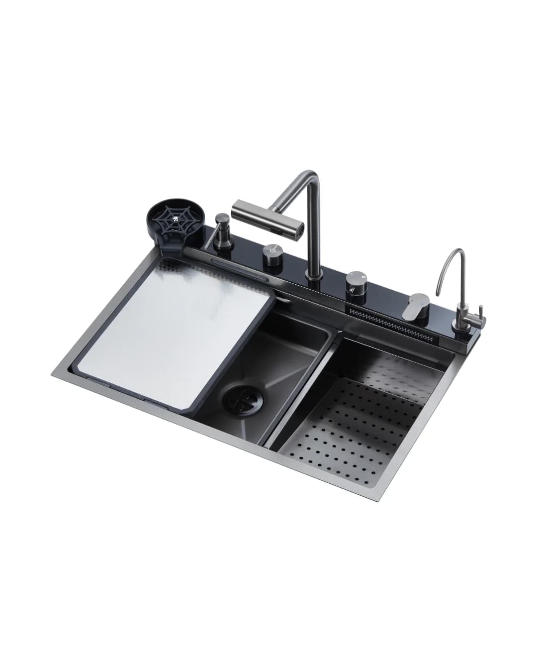 Fregador de Cocina Grifería Digital 84 cm