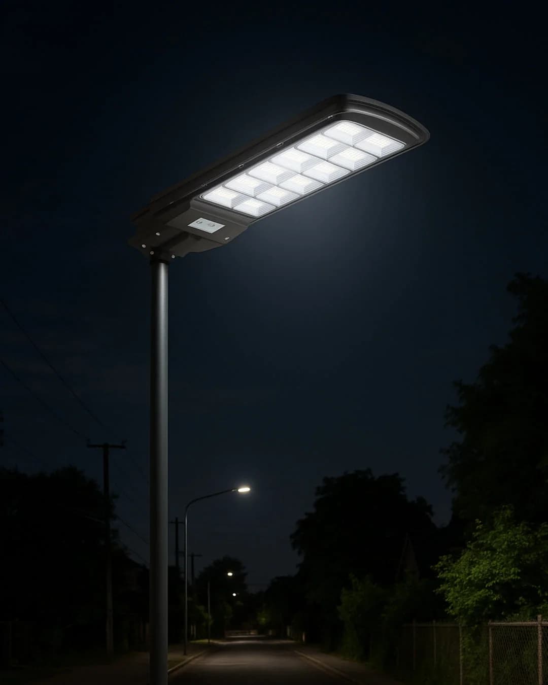 Lámpara de Calle Solar LED 120W 65K — imagen 2