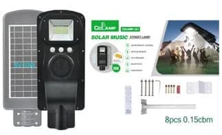 Lámpara Solar con Bocina 60W — imagen 3
