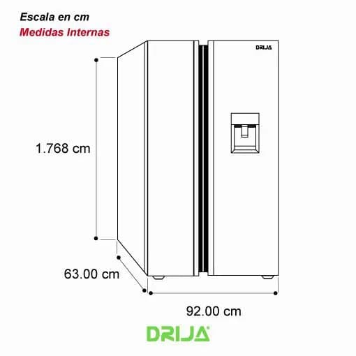 Refrigeradora Side By Side 435 Litros — imagen 3