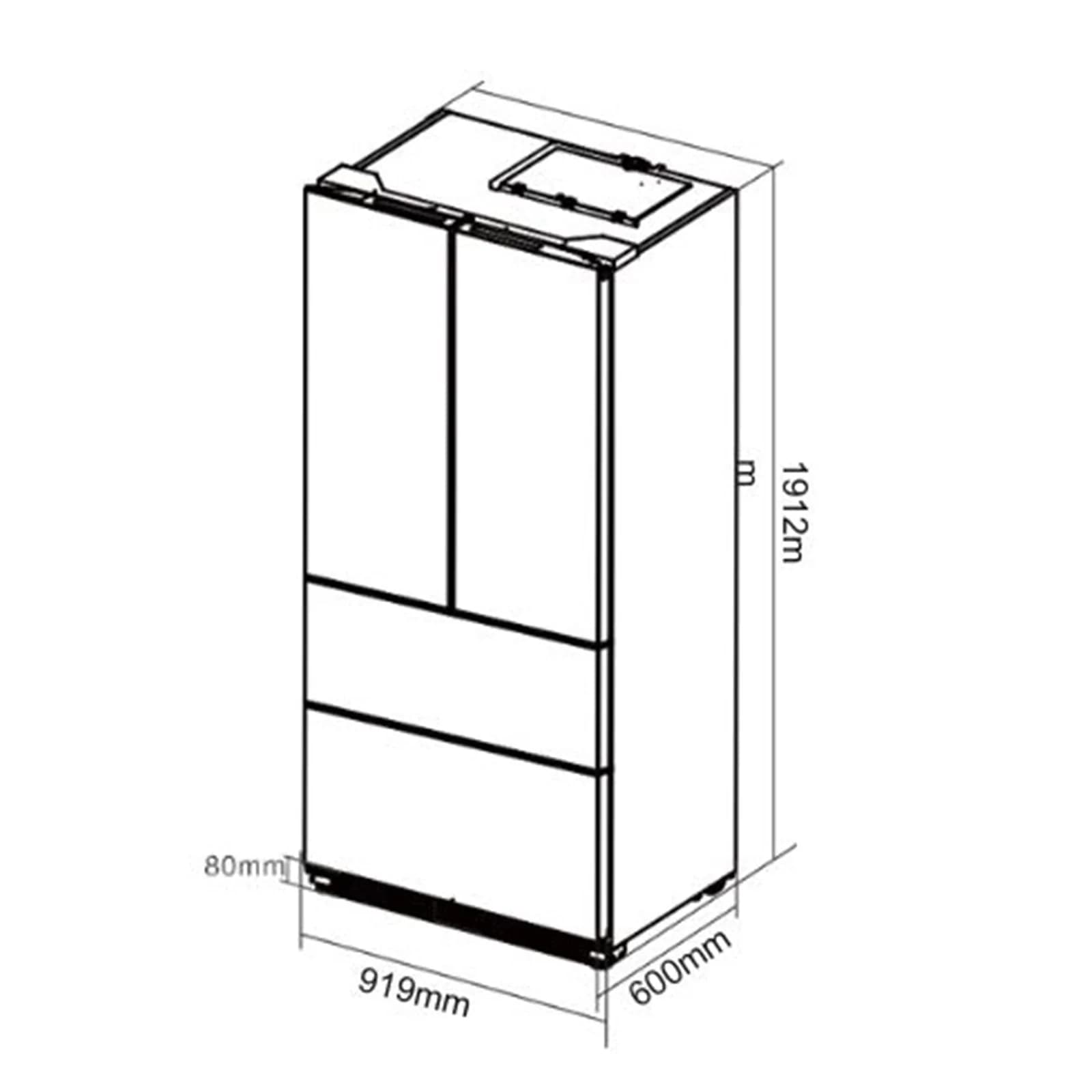 Refrigerador Congelador French Door 18.1 Pies — imagen 3
