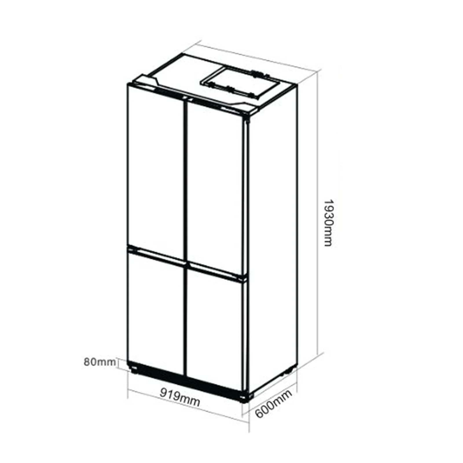 Refrigerador Congelador French Door 18.4 Pies — imagen 3
