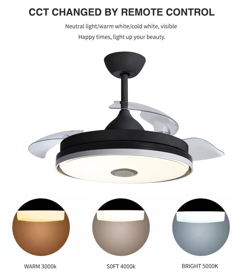 Abanico de Techo 35W 50cm Negro — imagen 3