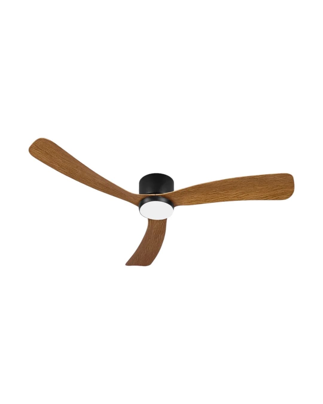 Ventilador de Techo LED Negro Madera
