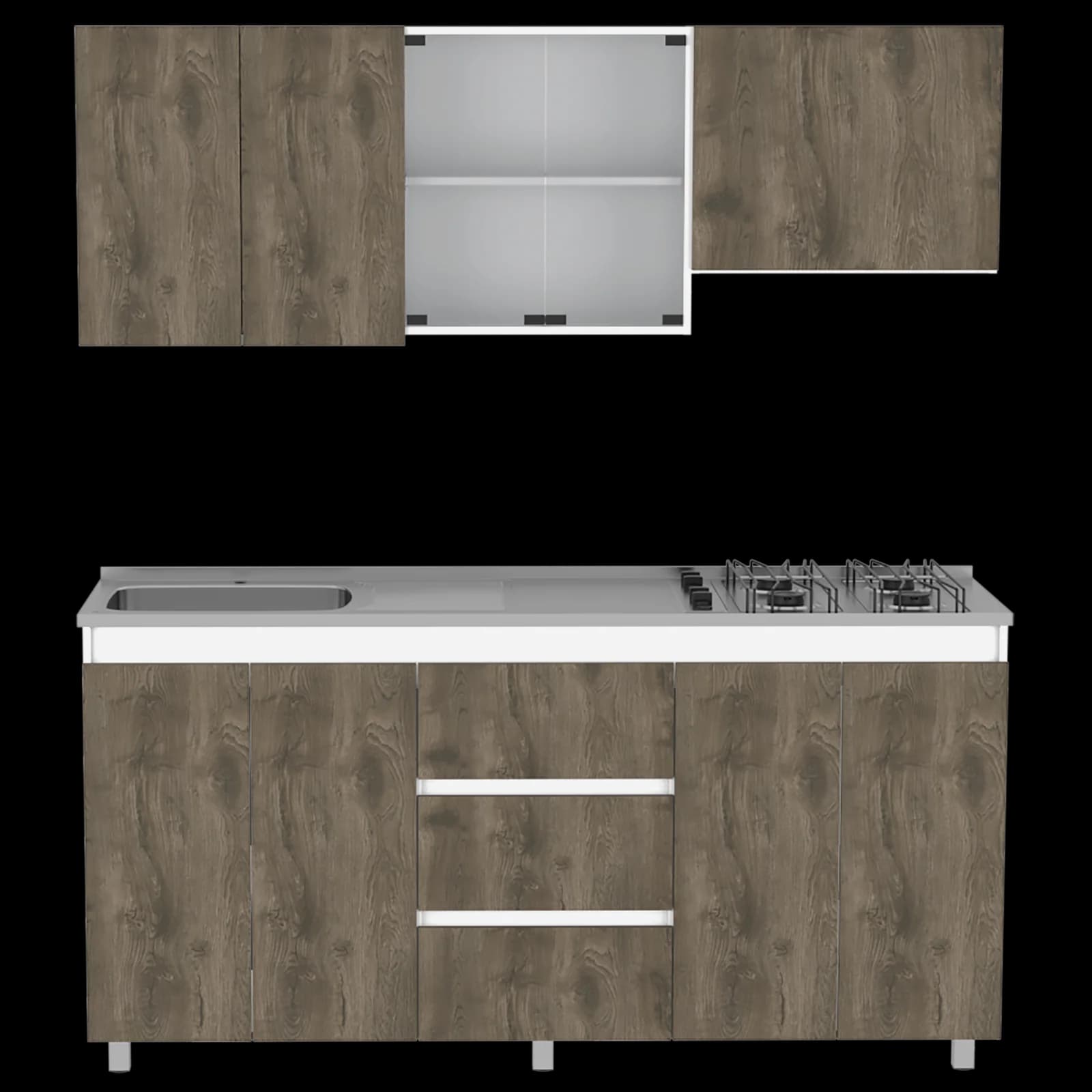 Cocina 180 Vimo (M.izq) (4C) Blanco Mqz+