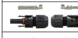 Conector Solar MC4 Felicity (Macho)